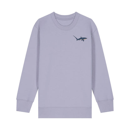 Thresher Shark Embroidered Kids Jumper