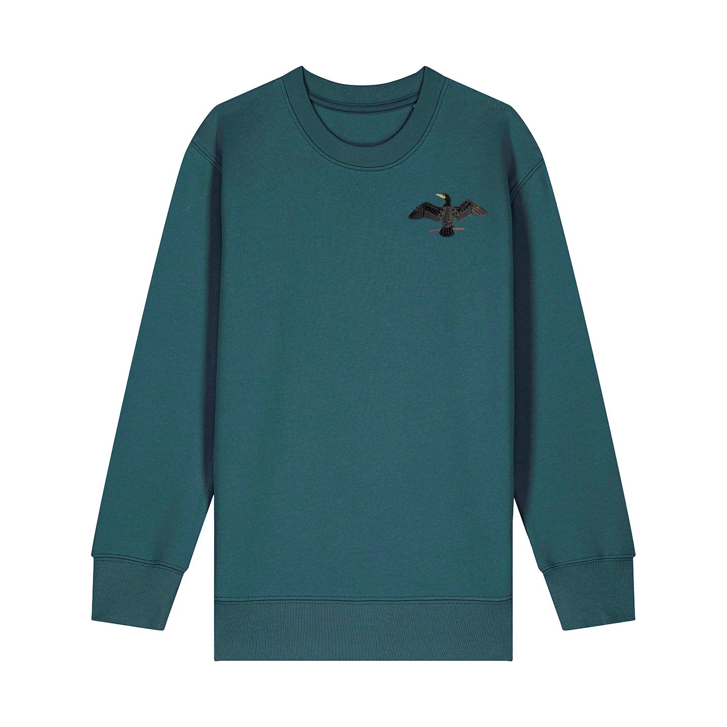Cormorant Embroidered Kids Jumper