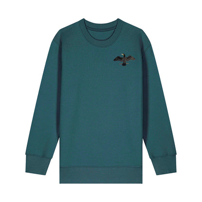 Cormorant Embroidered Kids Jumper