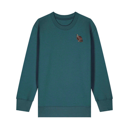 Griffon Vulture Embroidered Kids Jumper