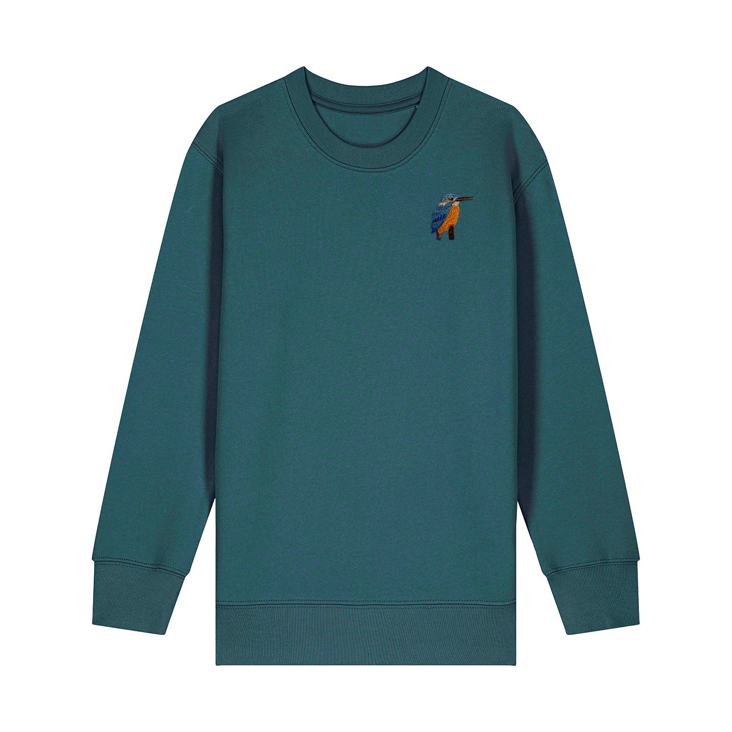 Kingfisher Embroidered Kids Jumper