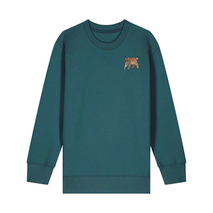 Lynx Embroidered Kids Jumper