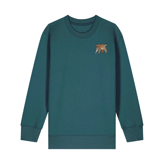 Lynx Embroidered Kids Jumper