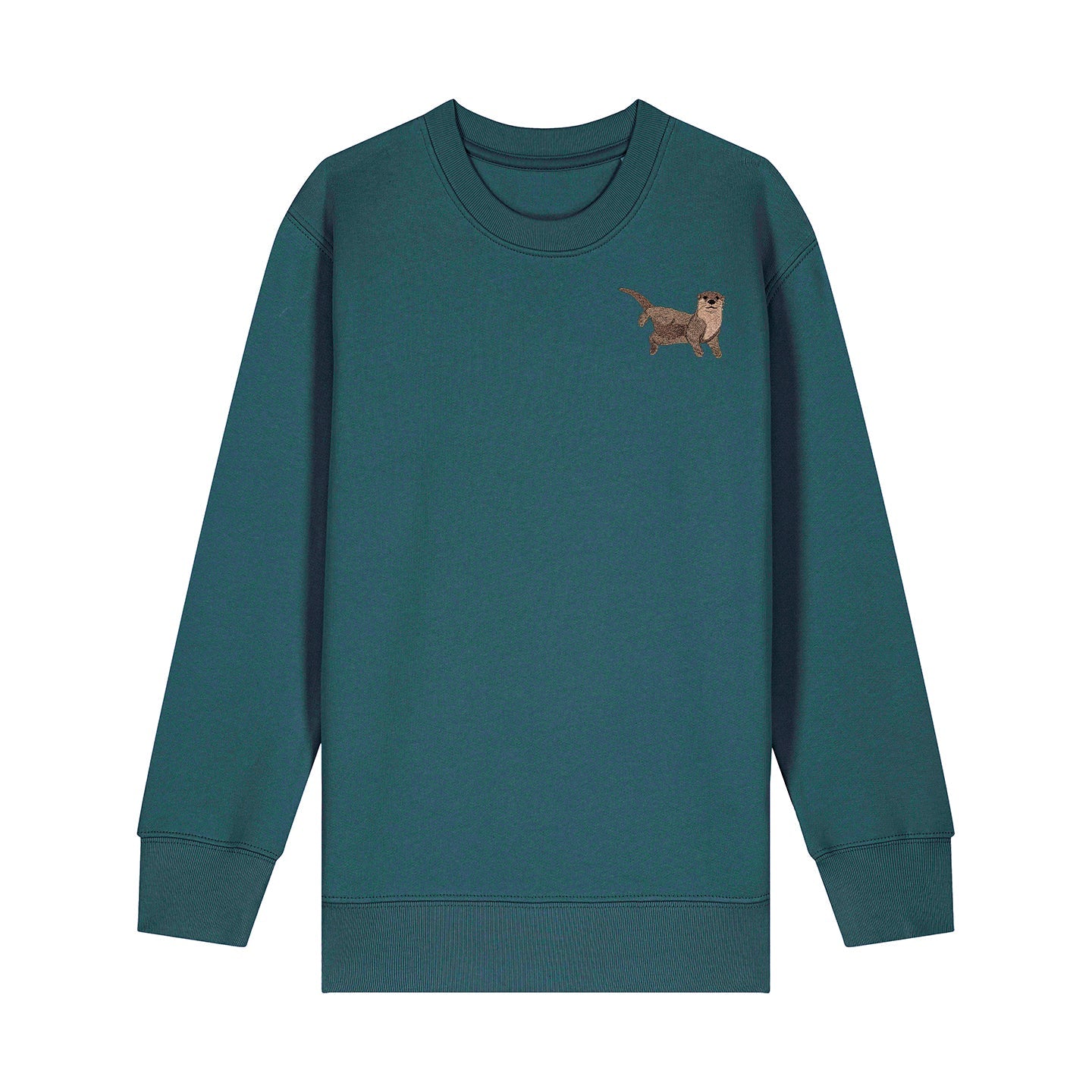 Otter Embroidered Kids Jumper