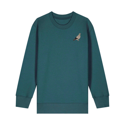 Pigeon Embroidered Kids Jumper