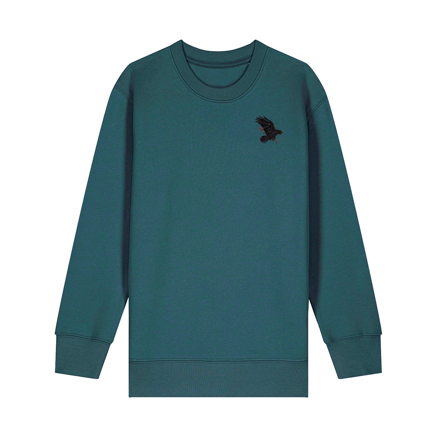 Raven Embroidered Kids Jumper