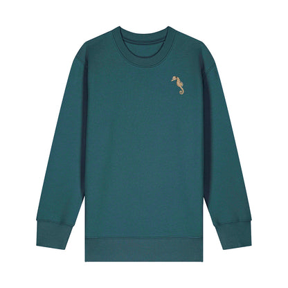 Seahorse Embroidered Kids Jumper