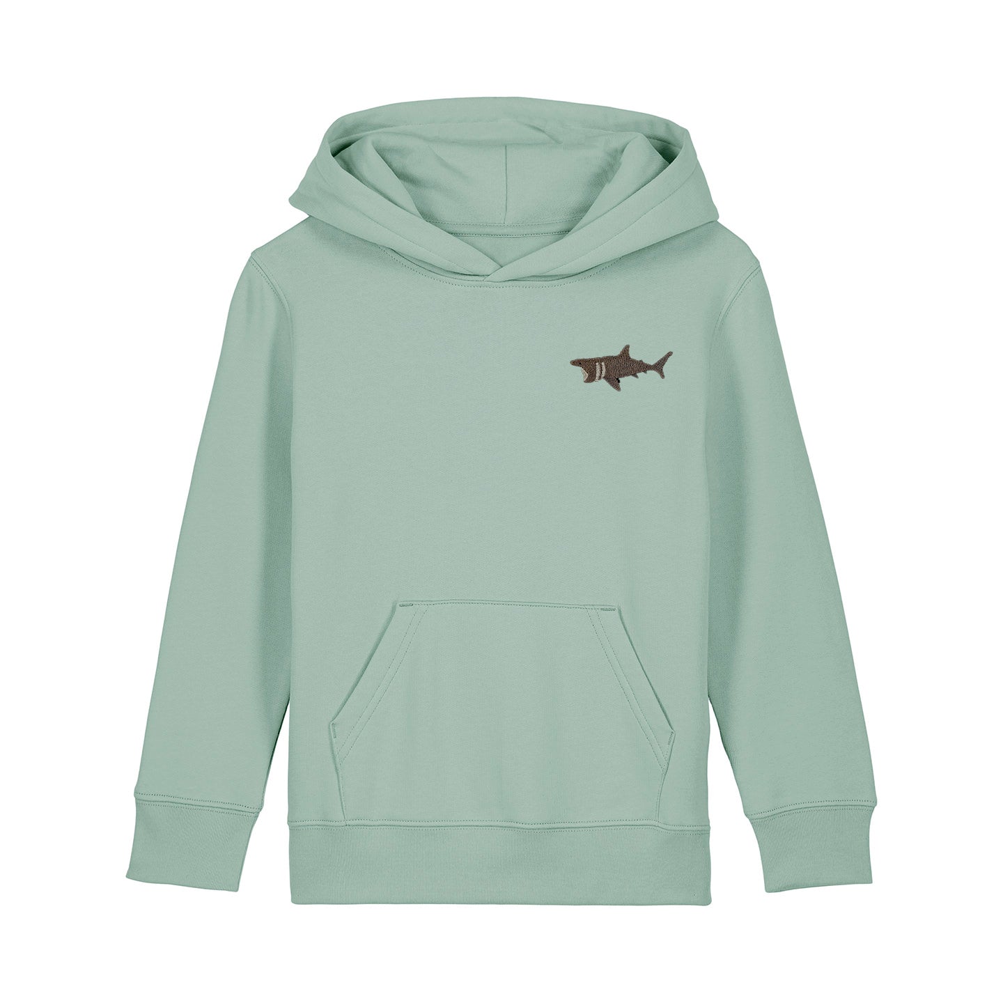 Basking Shark Embroidered Kids Hoodie