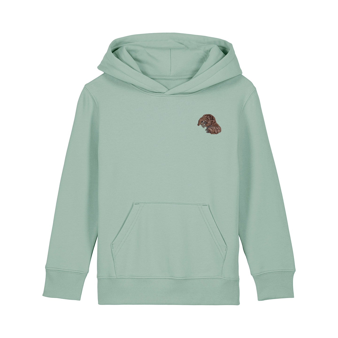 Pangolin Embroidered Kids Hoodie