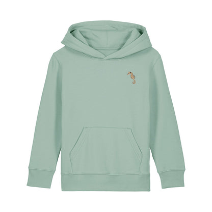 Seahorse Embroidered Kids Hoodie