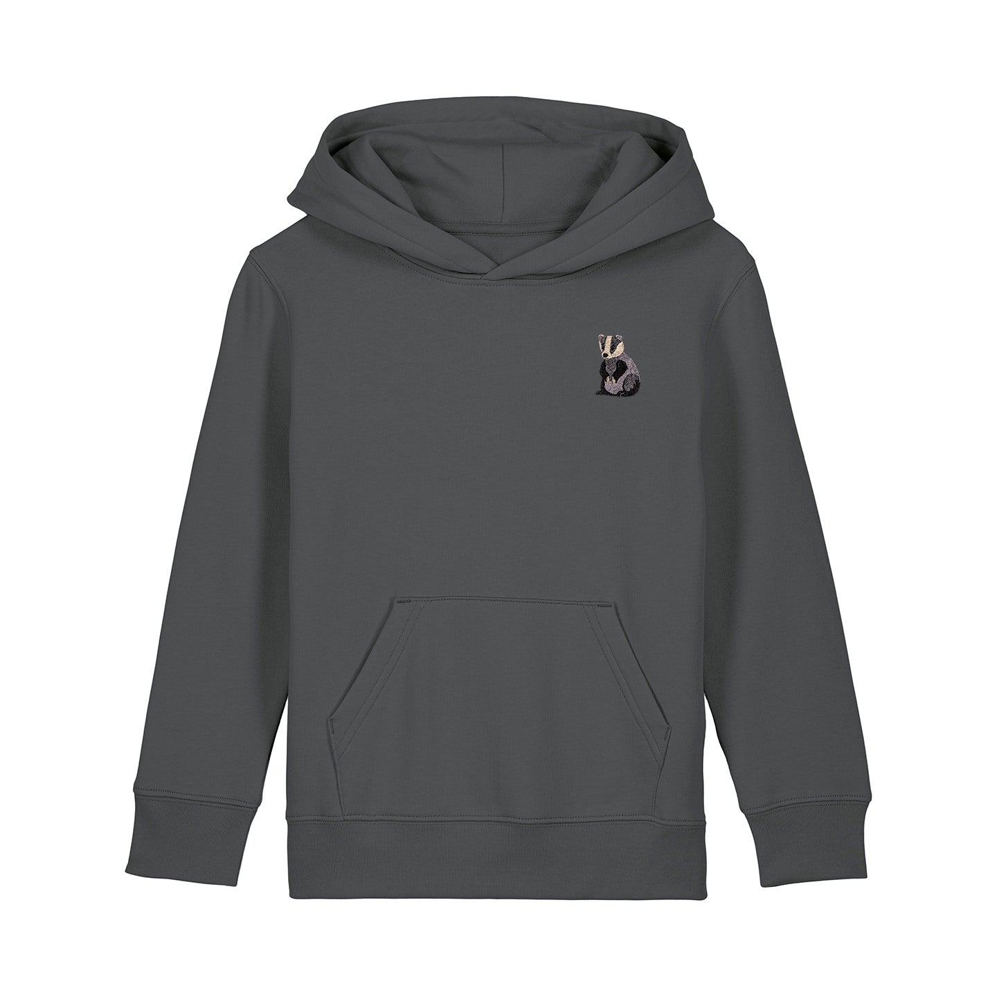 Badger Embroidered Kids Hoodie