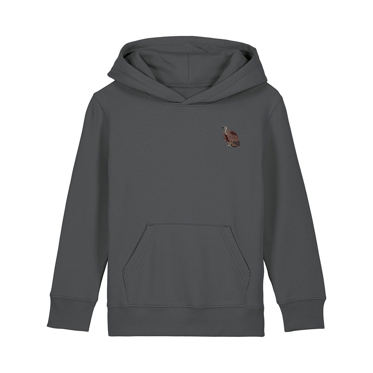 Griffon Vulture Embroidered Kids Hoodie