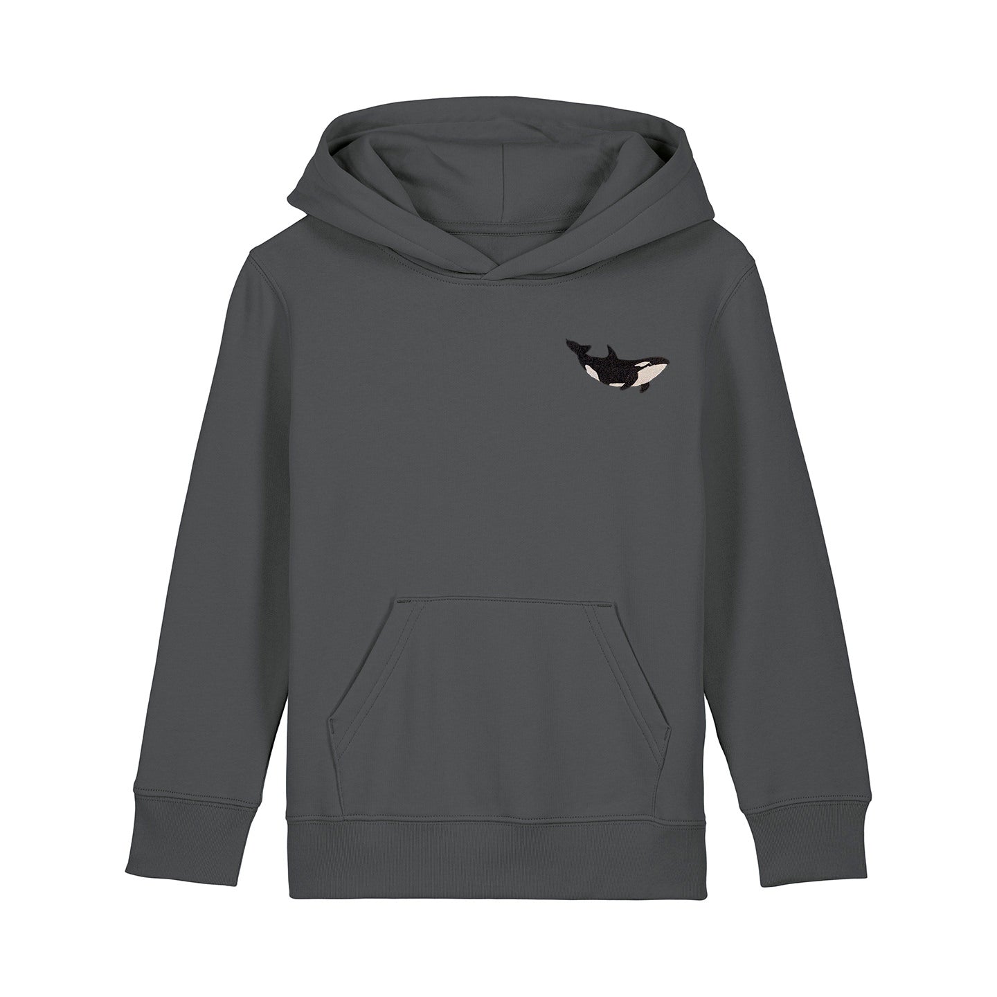 Orca Embroidered Kids Hoodie