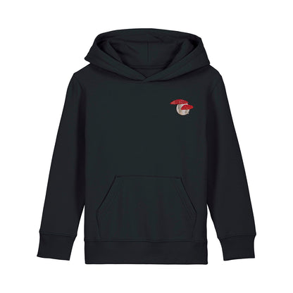 Fly Agaric Mushroom Embroidered Kids Hoodie
