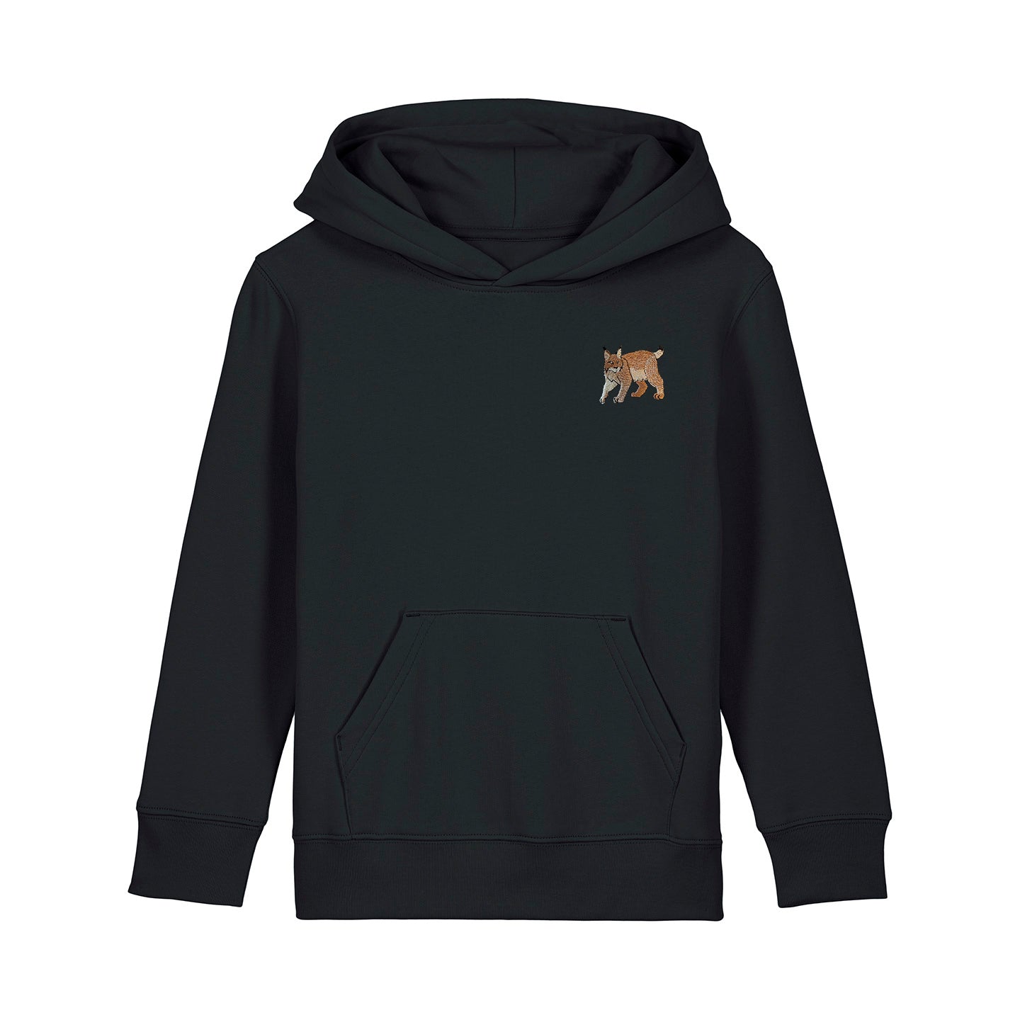 Lynx Embroidered Kids Hoodie