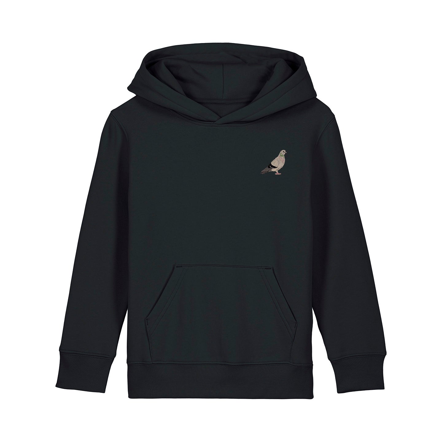 Pigeon Embroidered Kids Hoodie
