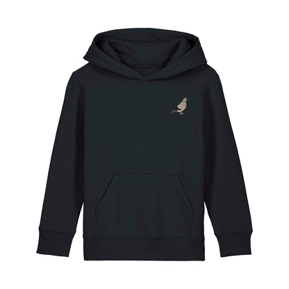Pigeon Embroidered Kids Hoodie