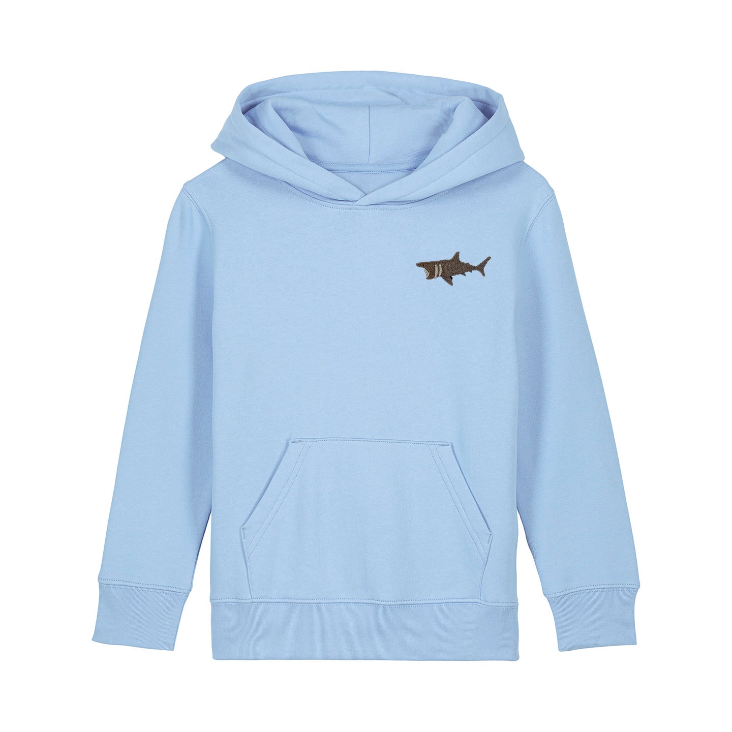 Basking Shark Embroidered Kids Hoodie