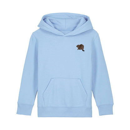 Beaver Riverside Embroidered Kids Hoodie