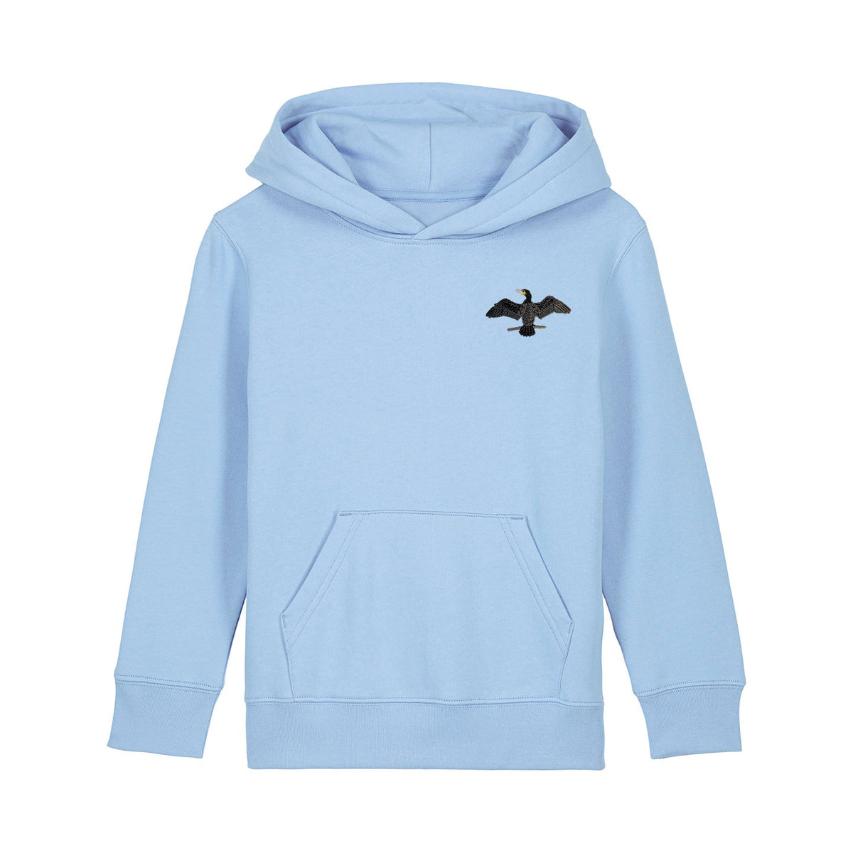 Cormorant Embroidered Kids Hoodie