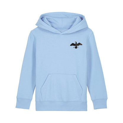 Cormorant Embroidered Kids Hoodie