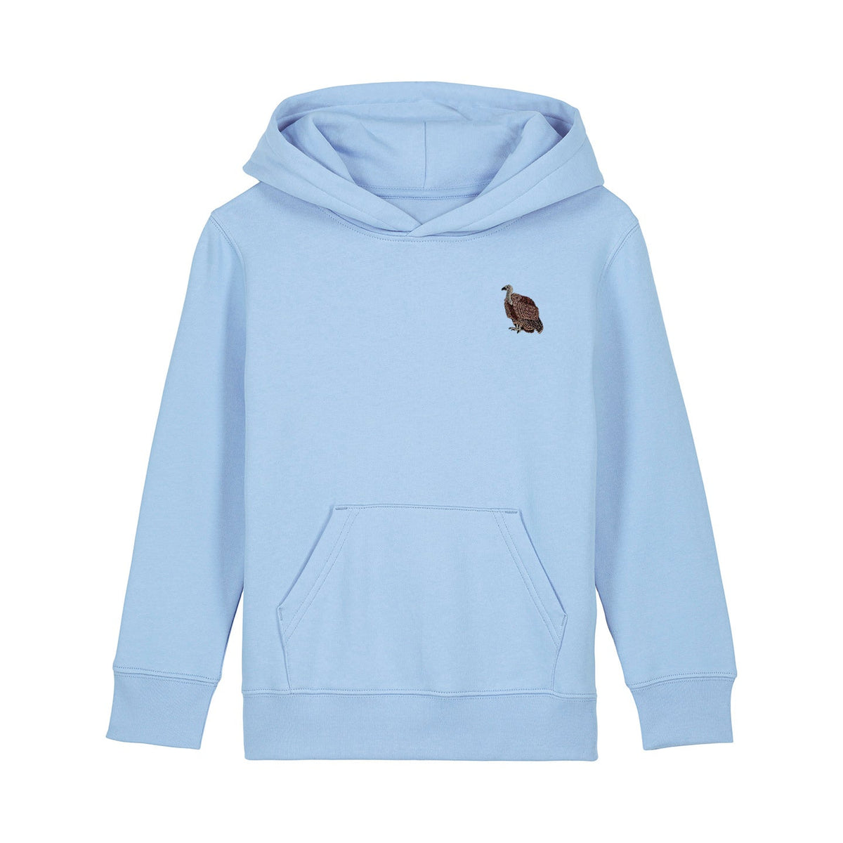 Griffon Vulture Embroidered Kids Hoodie
