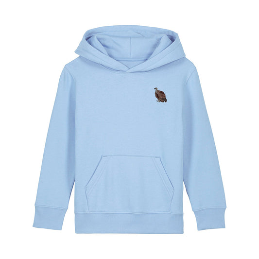 Griffon Vulture Embroidered Kids Hoodie