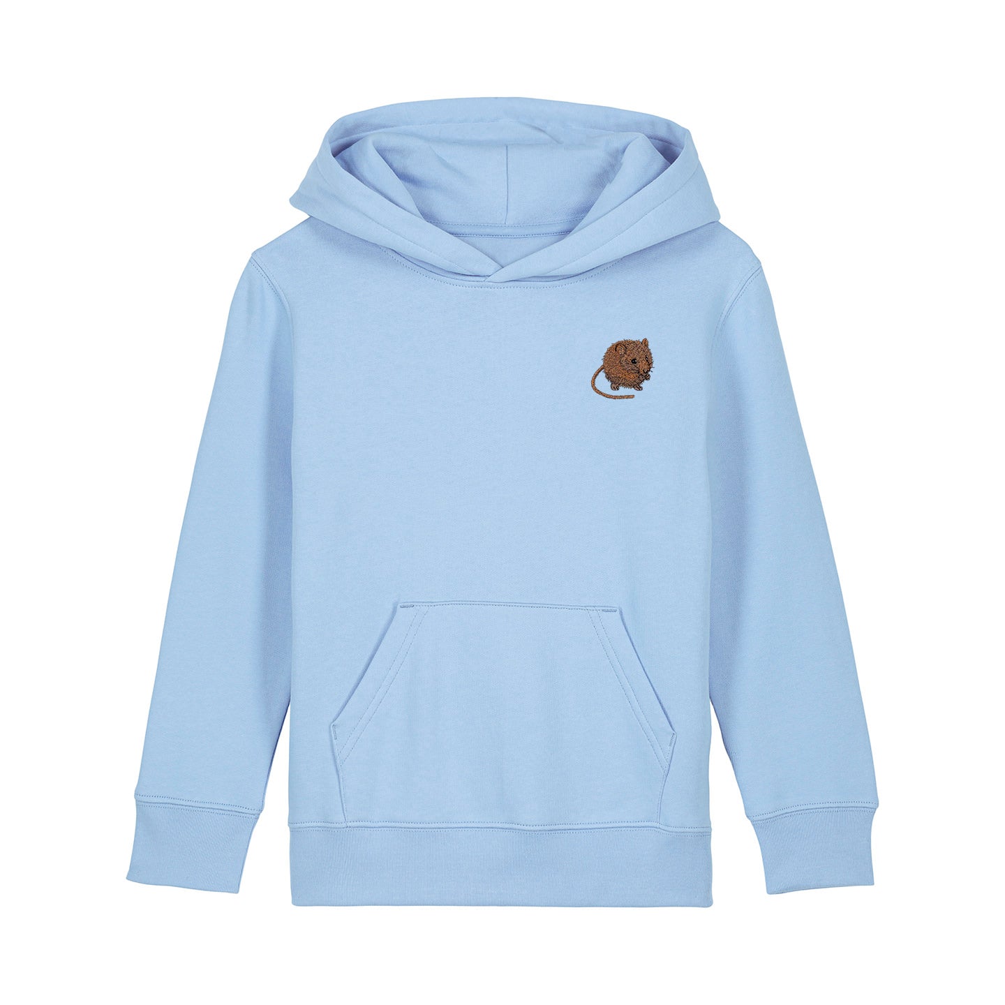 Harvest Mouse Embroidered Kids Hoodie