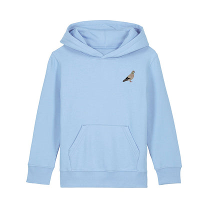 Pigeon Embroidered Kids Hoodie
