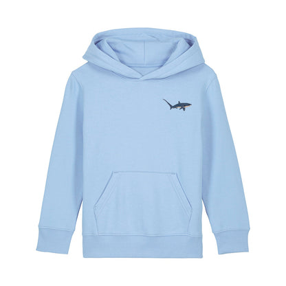 Thresher Shark Embroidered Kids Hoodie