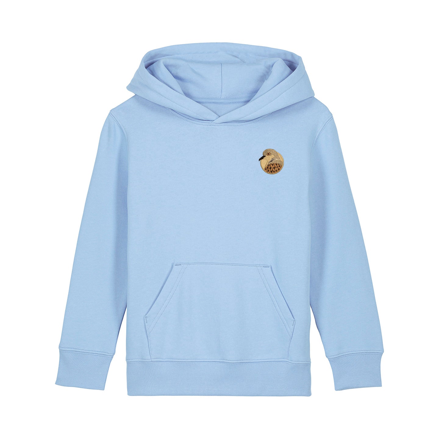 Turtledove Portrait Embroidered Kids Hoodie