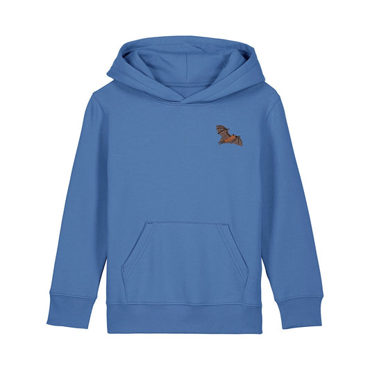 Fruit Bat Embroidered Kids Hoodie