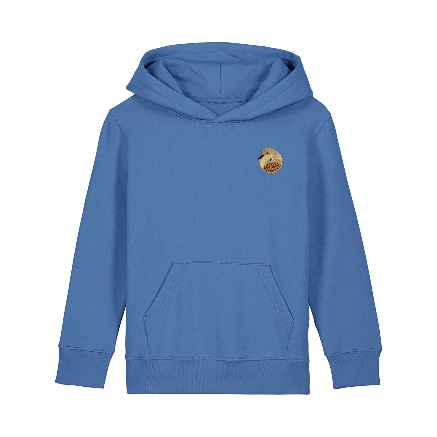 Turtledove Portrait Embroidered Kids Hoodie