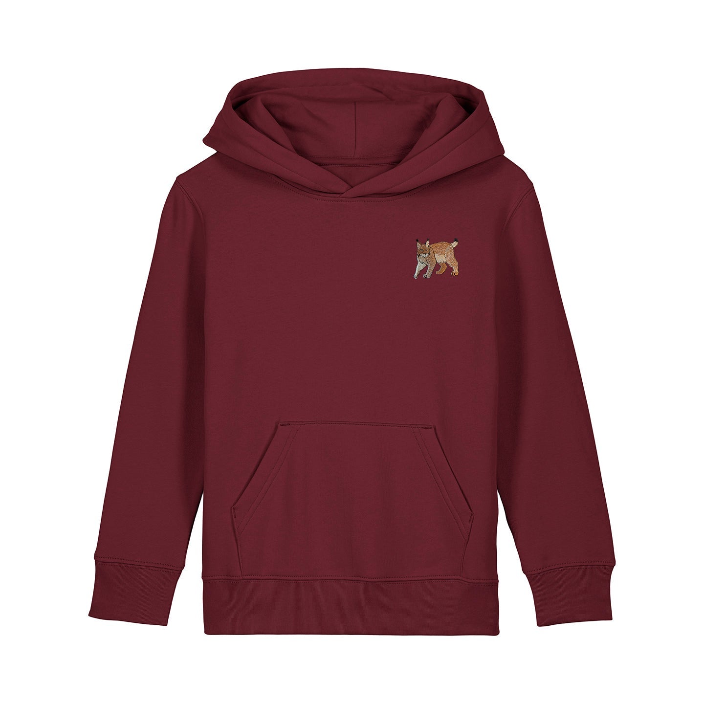Lynx Embroidered Kids Hoodie