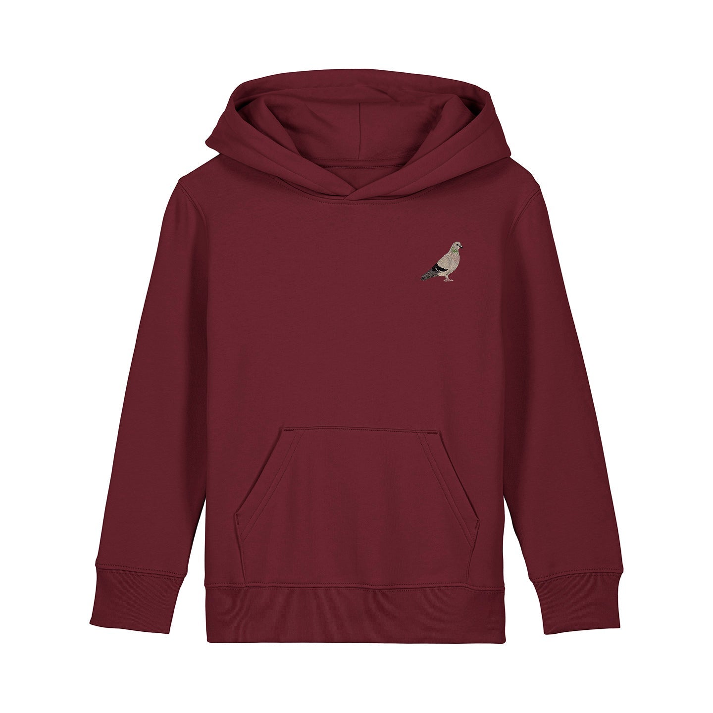 Pigeon Embroidered Kids Hoodie