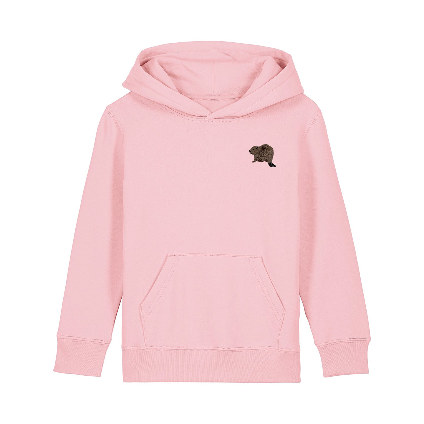 Beaver Riverside Embroidered Kids Hoodie