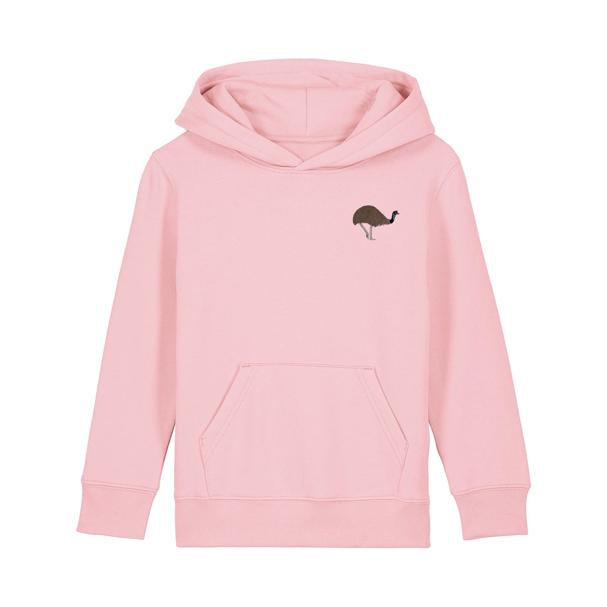 Emu Embroidered Kids Hoodie