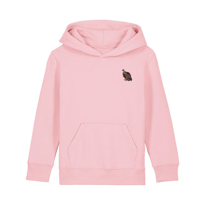 Griffon Vulture Embroidered Kids Hoodie
