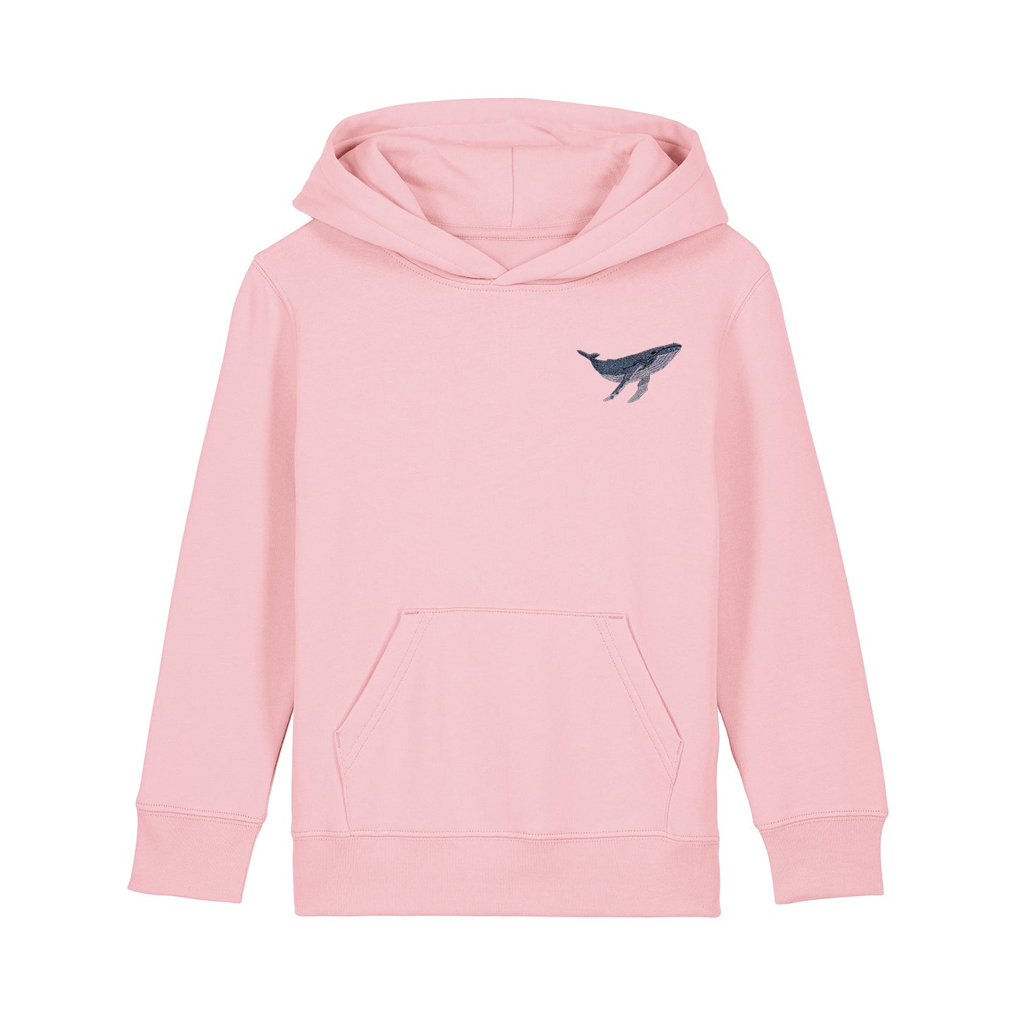 Humpback Whale Embroidered Kids Hoodie