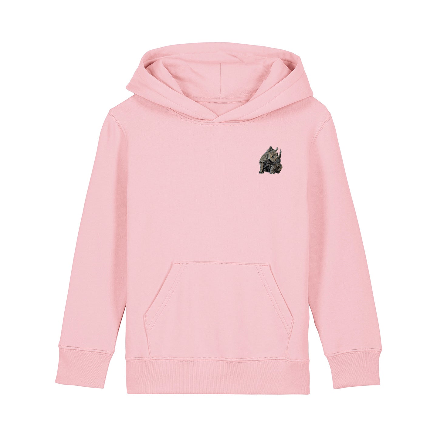 Rhino Embroidered Kids Hoodie
