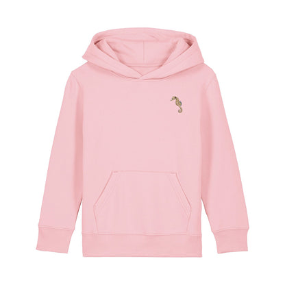 Seahorse Embroidered Kids Hoodie