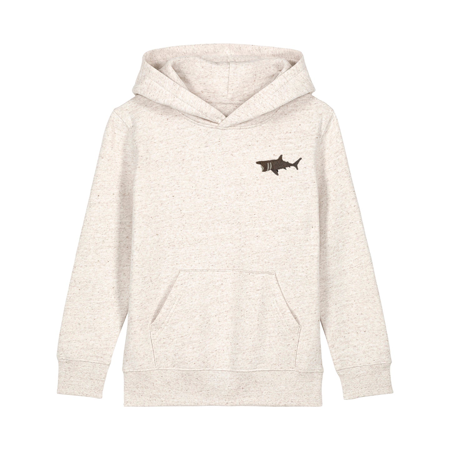 Basking Shark Embroidered Kids Hoodie
