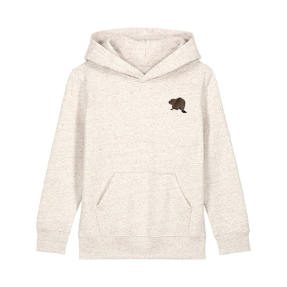 Beaver Riverside Embroidered Kids Hoodie