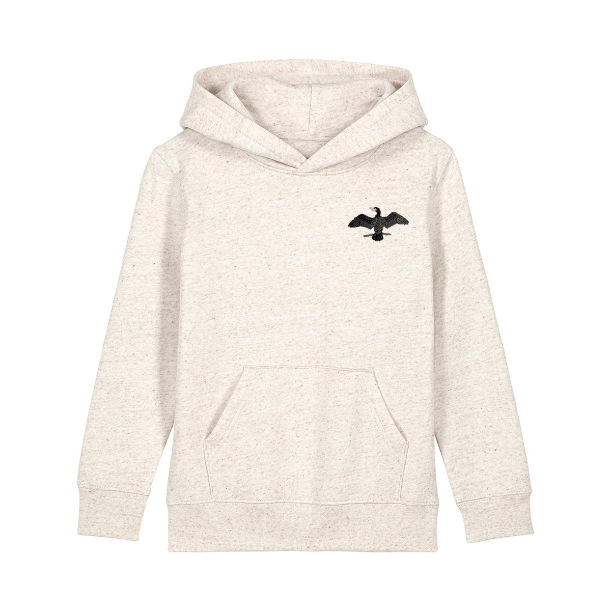 Cormorant Embroidered Kids Hoodie