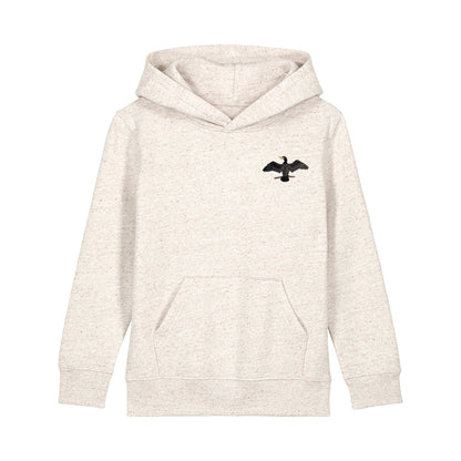Cormorant Embroidered Kids Hoodie