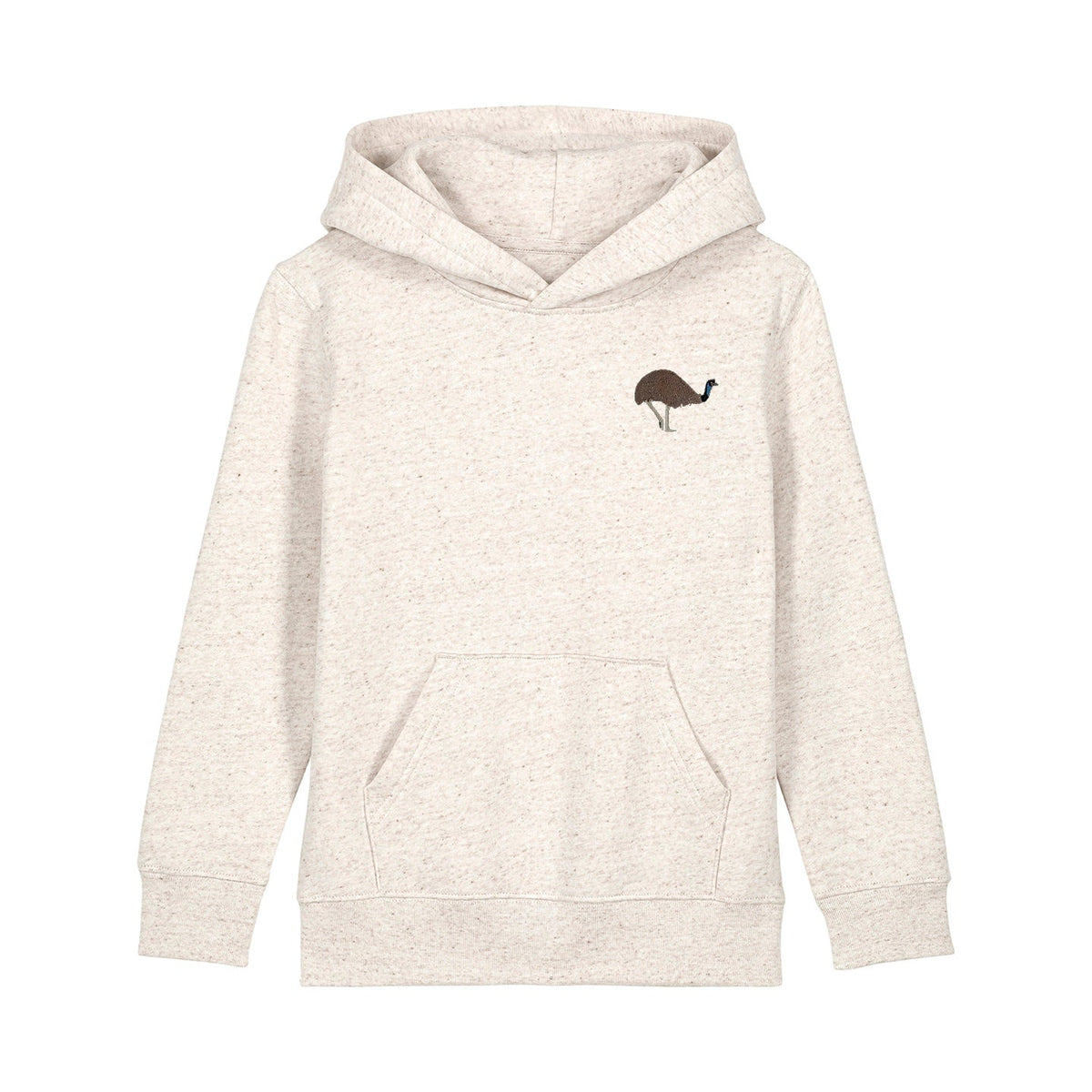 Emu Embroidered Kids Hoodie