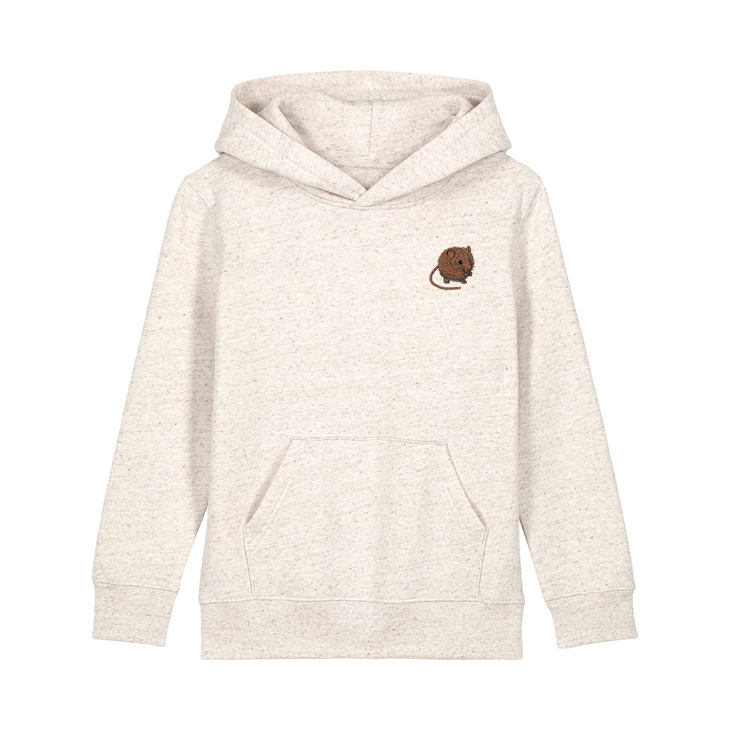 Harvest Mouse Embroidered Kids Hoodie