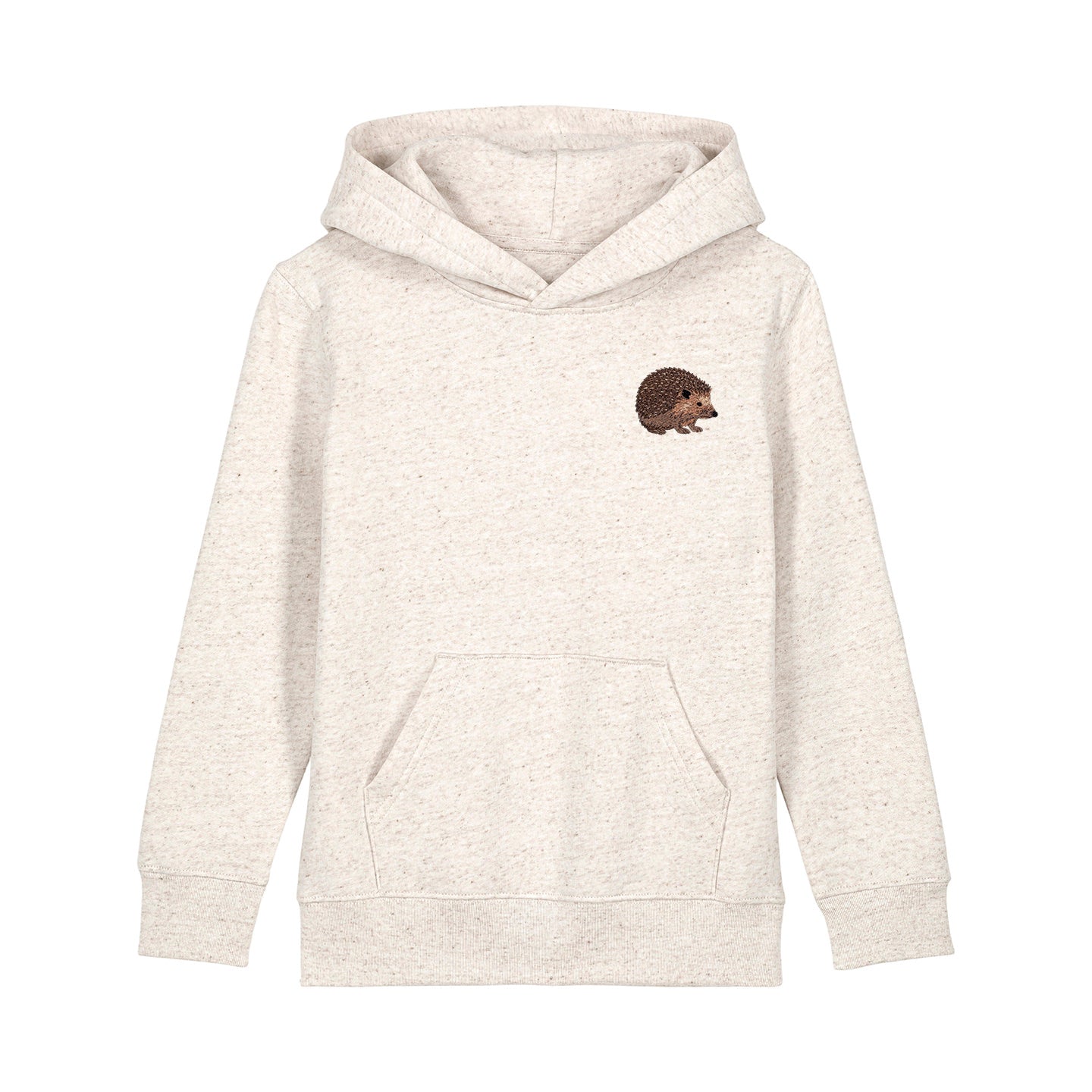 Hedgehog Embroidered Kids Hoodie