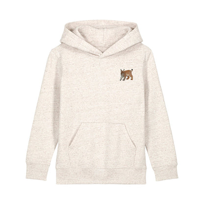 Lynx Embroidered Kids Hoodie