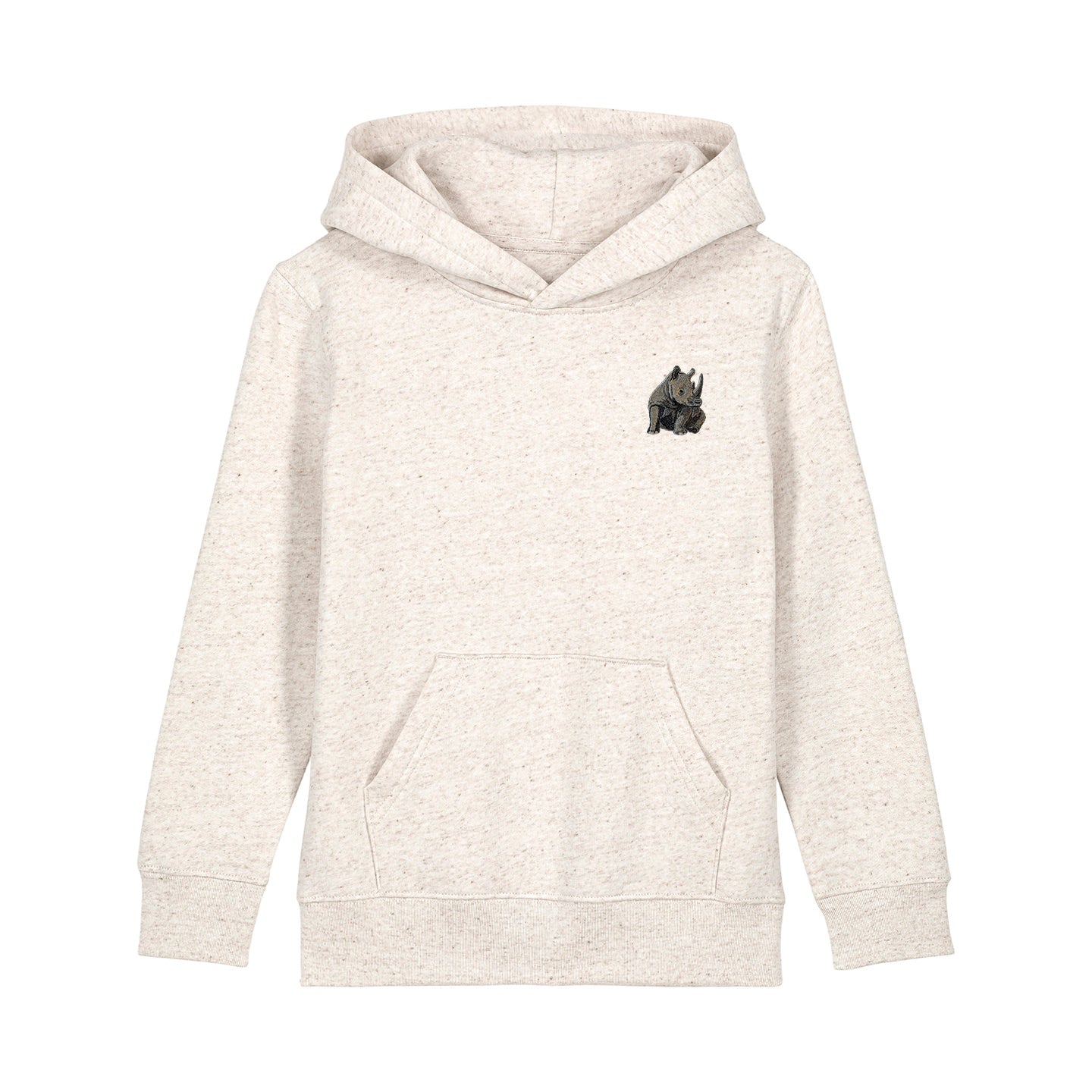 Rhino Embroidered Kids Hoodie